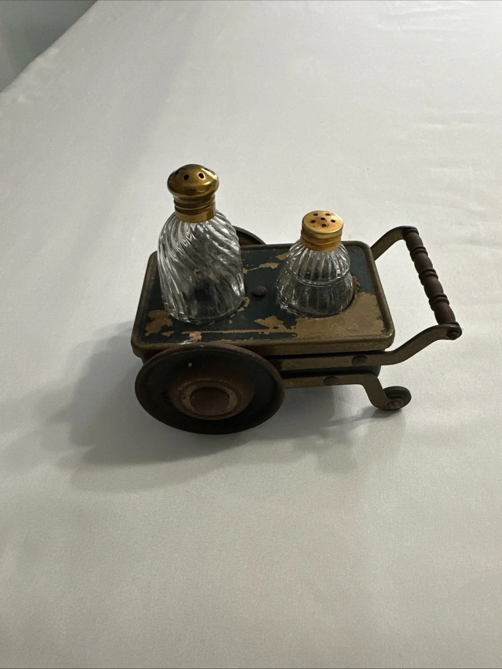 Classic Glass Salt and Pepper Shakers with Silver-Tone Accents - Clear